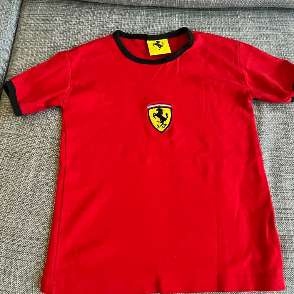 Authentic Ferrari women size small short sleeve tee